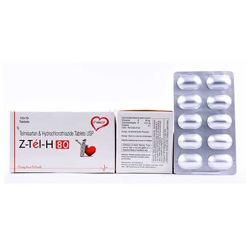 Telmisartan 80mg Hydrochlorothiazide 12.5 mg Tablet